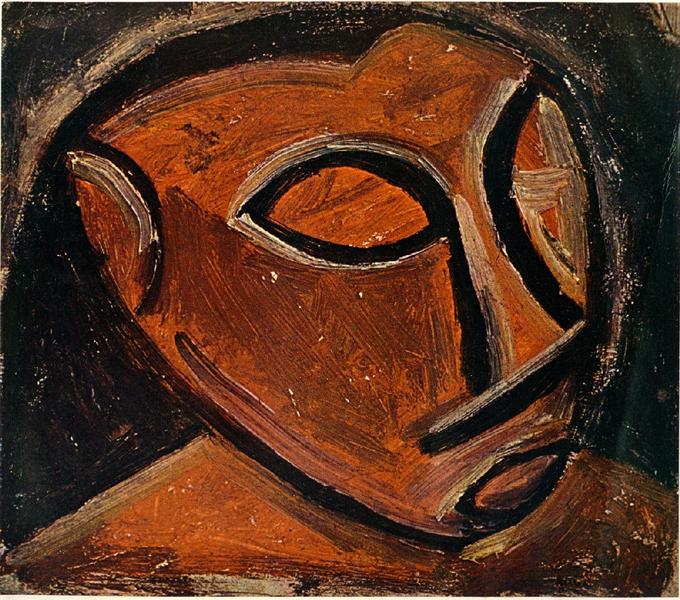 Pablo Picasso Head Portrait Of A Man Tete D'Homme Cubism